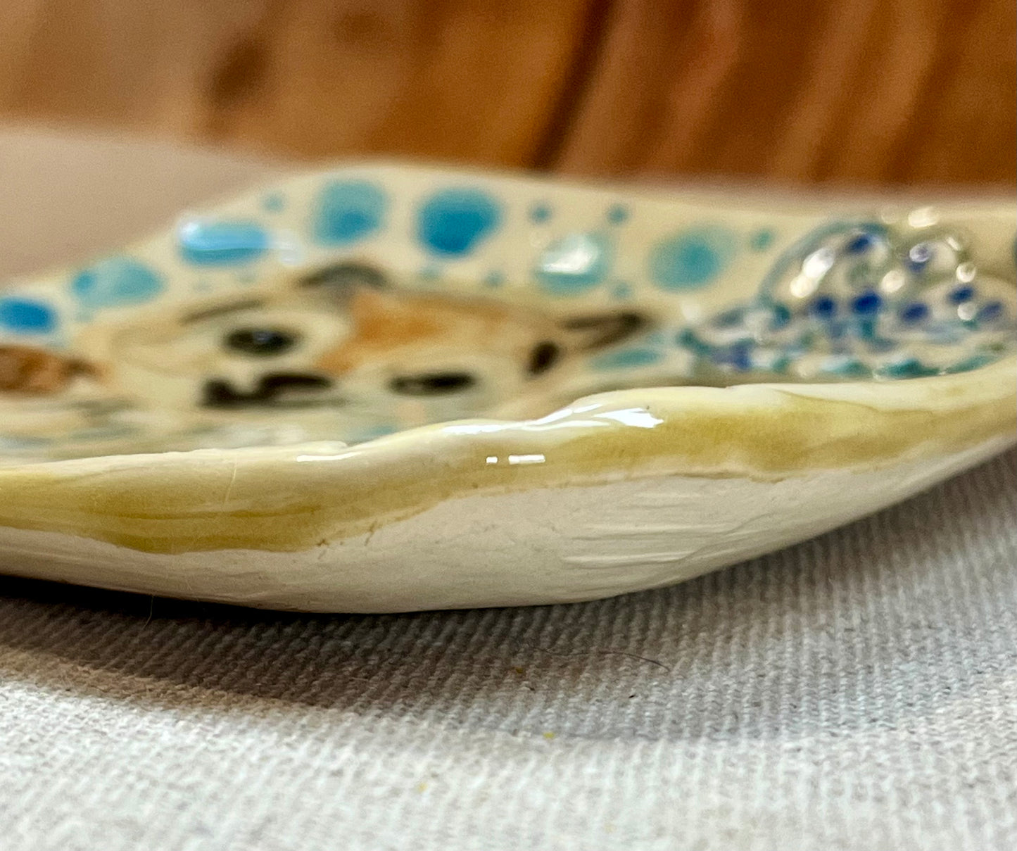 Oddly Large Squirrel Dish