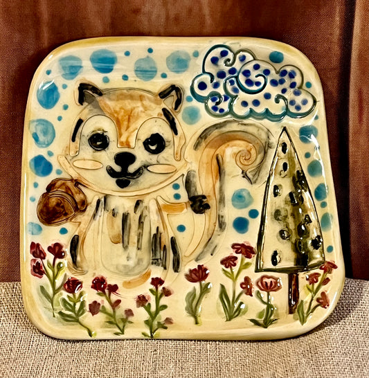 Oddly Large Squirrel Dish