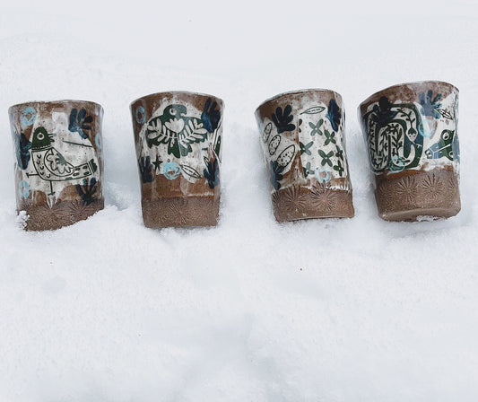 Set of Four Tumblers