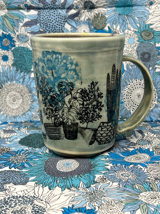 Houseplants and Lace Cups