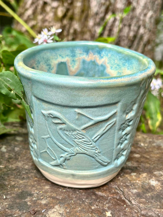 Turquoise Bird Mug