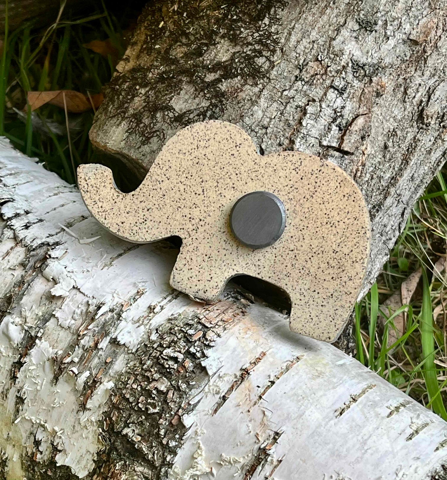 Set of Two Elephant Refrigerator Magnets