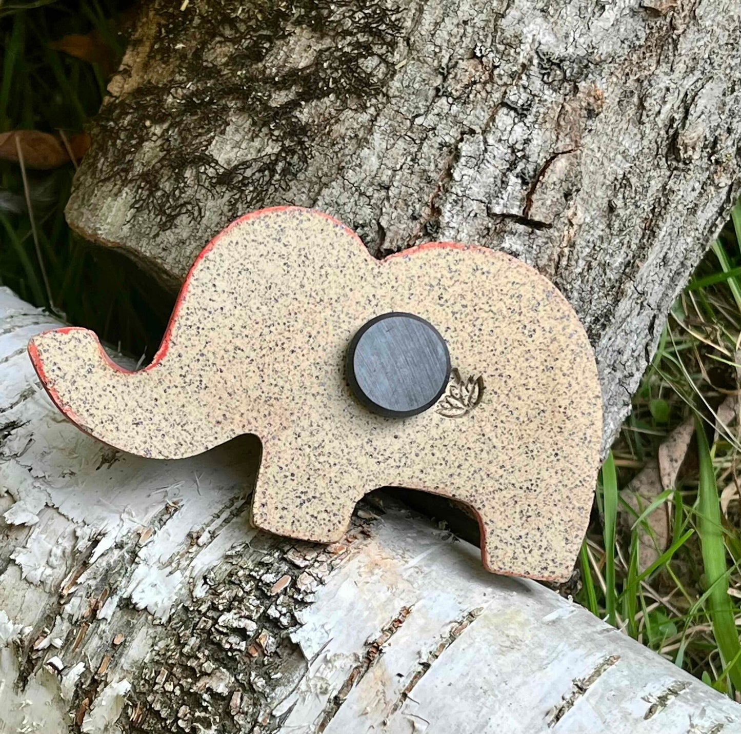 Set of Two Elephant Refrigerator Magnets