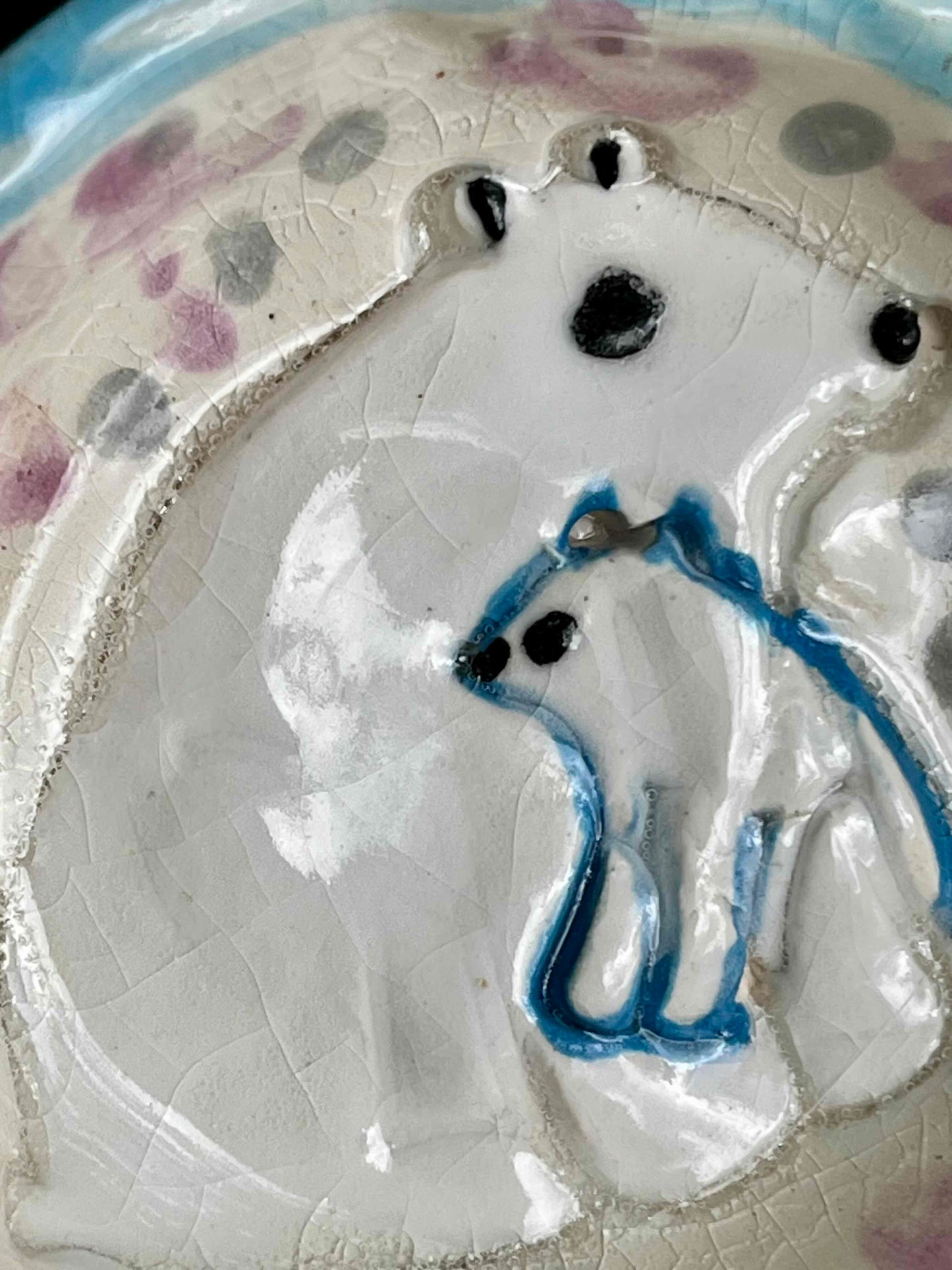 Trio of Tiny Polar Bear Dishes