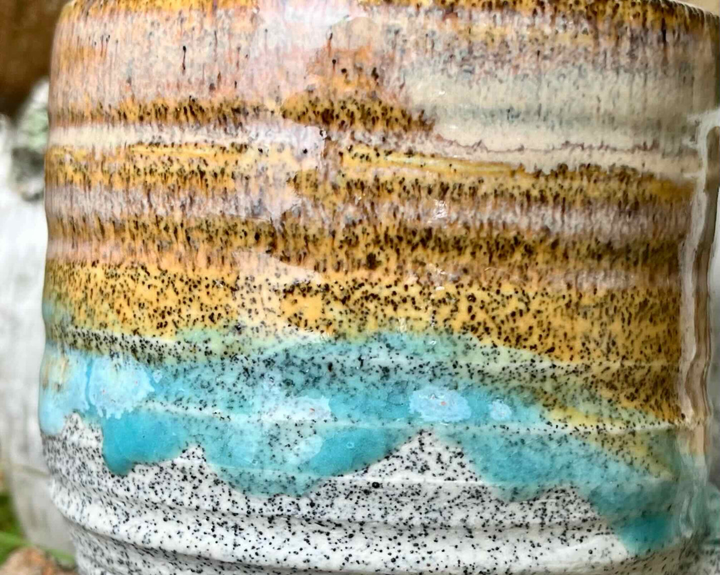 Set of Beachy Handled Cups