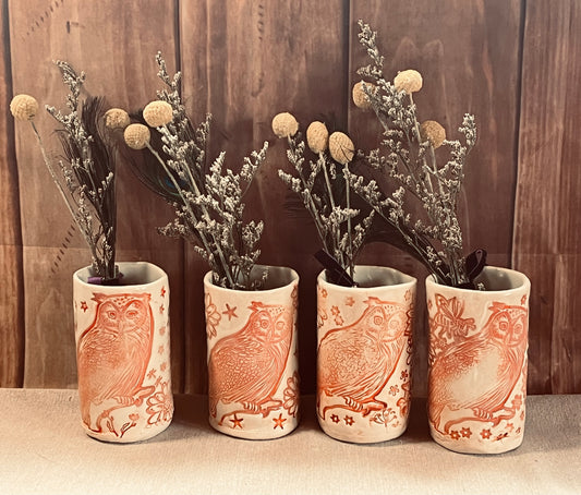 Owl Tumbler/Vase