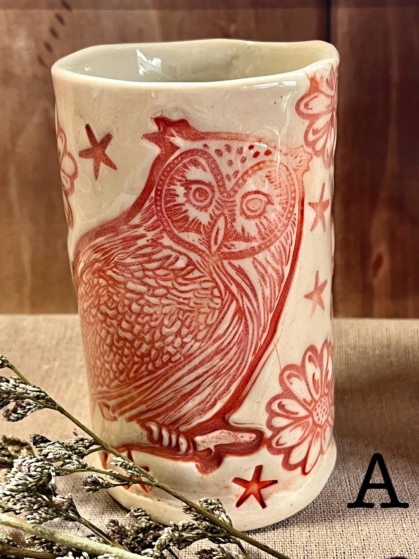 Owl Tumbler/Vase