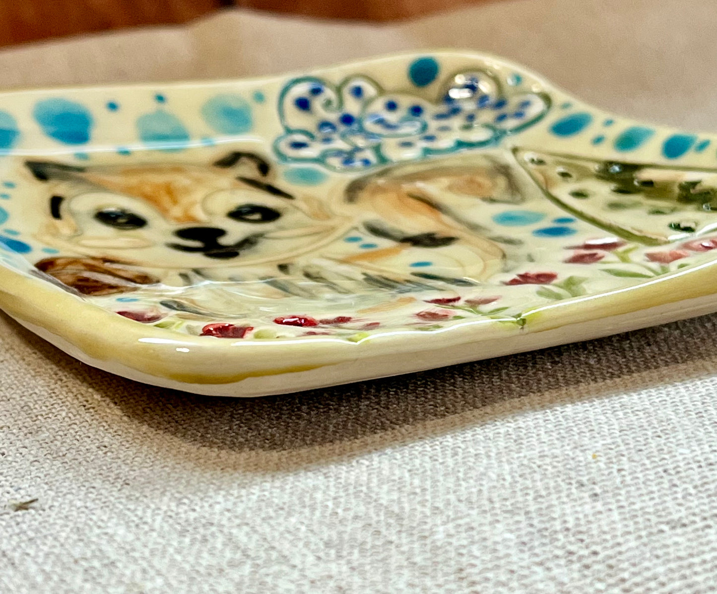 Oddly Large Squirrel Dish