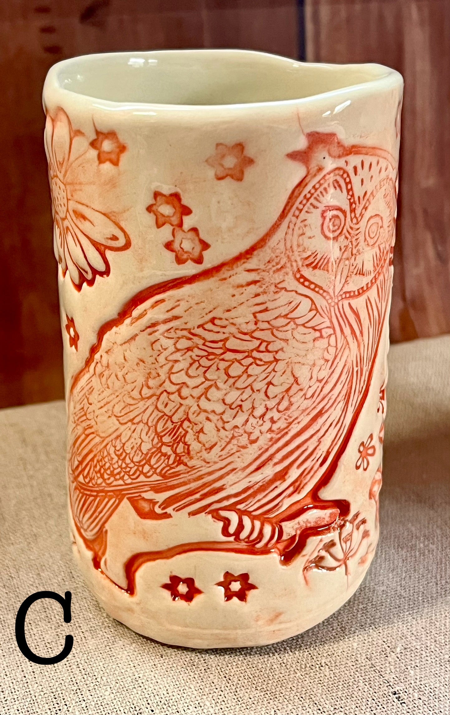 Owl Tumbler/Vase