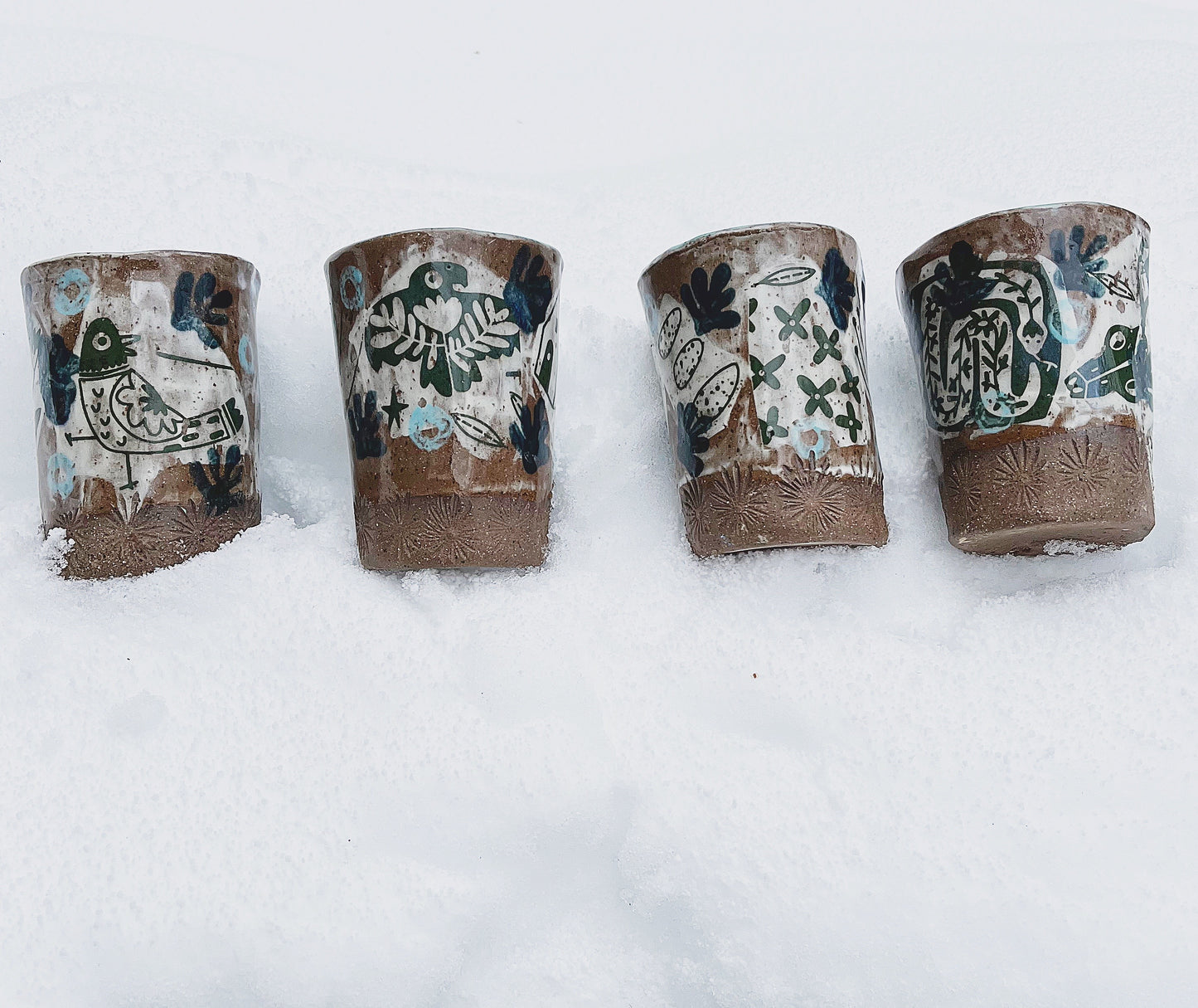 Set of Four Tumblers