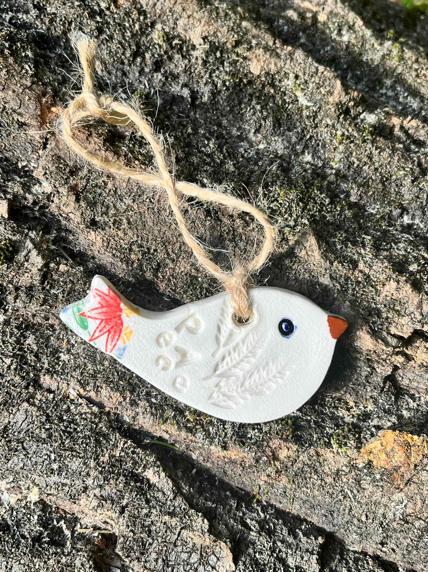 Peace Bird Ornament