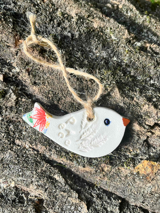 Peace Bird Ornament
