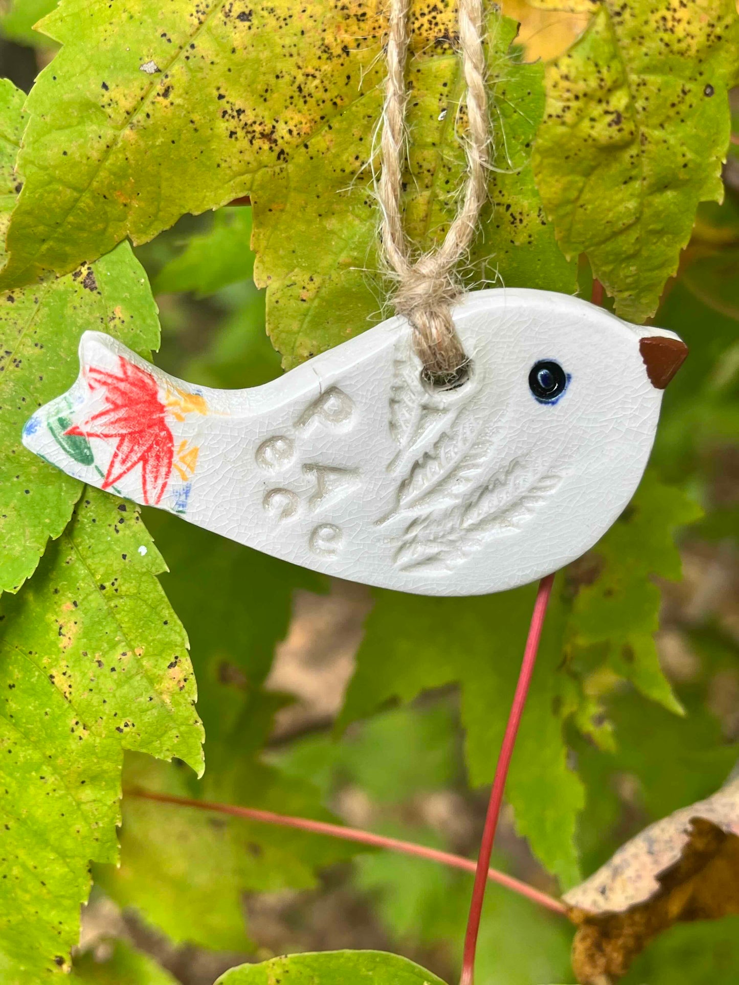 Peace Bird Ornament