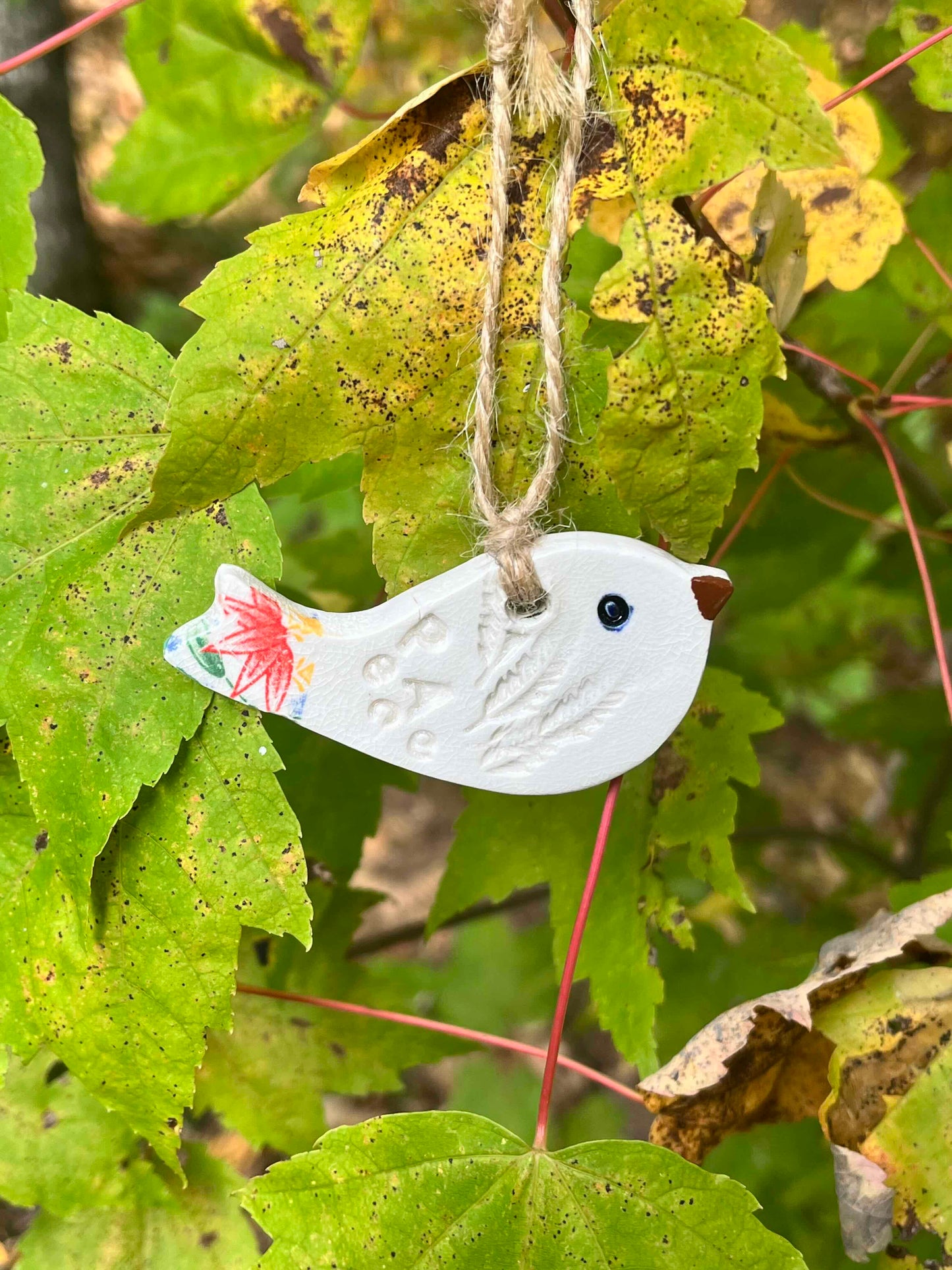 Peace Bird Ornament