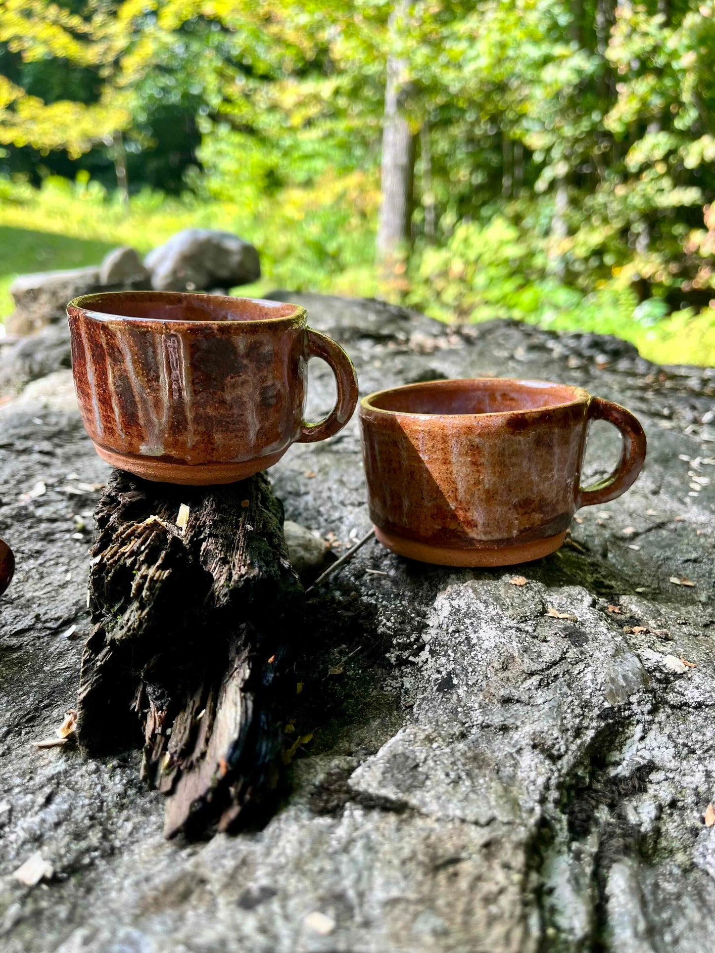 Set of Three Tiny Handled Cups