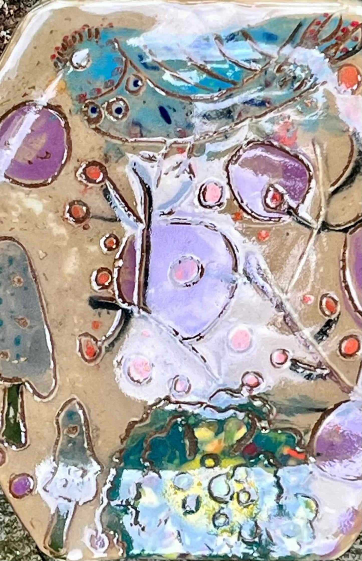 Blue Bird Decorative Tile