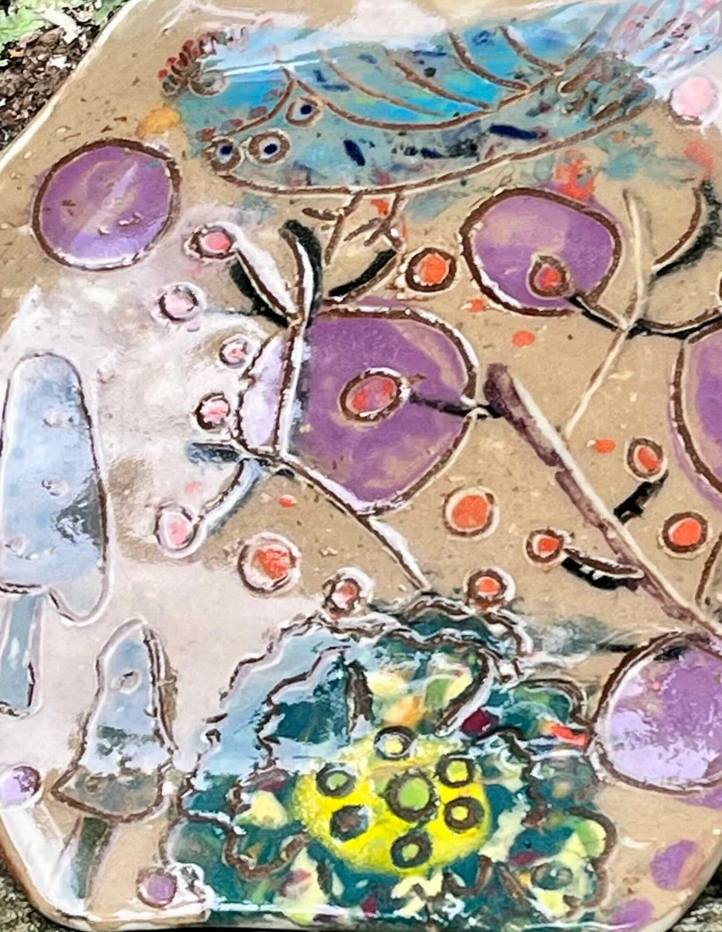 Blue Bird Decorative Tile