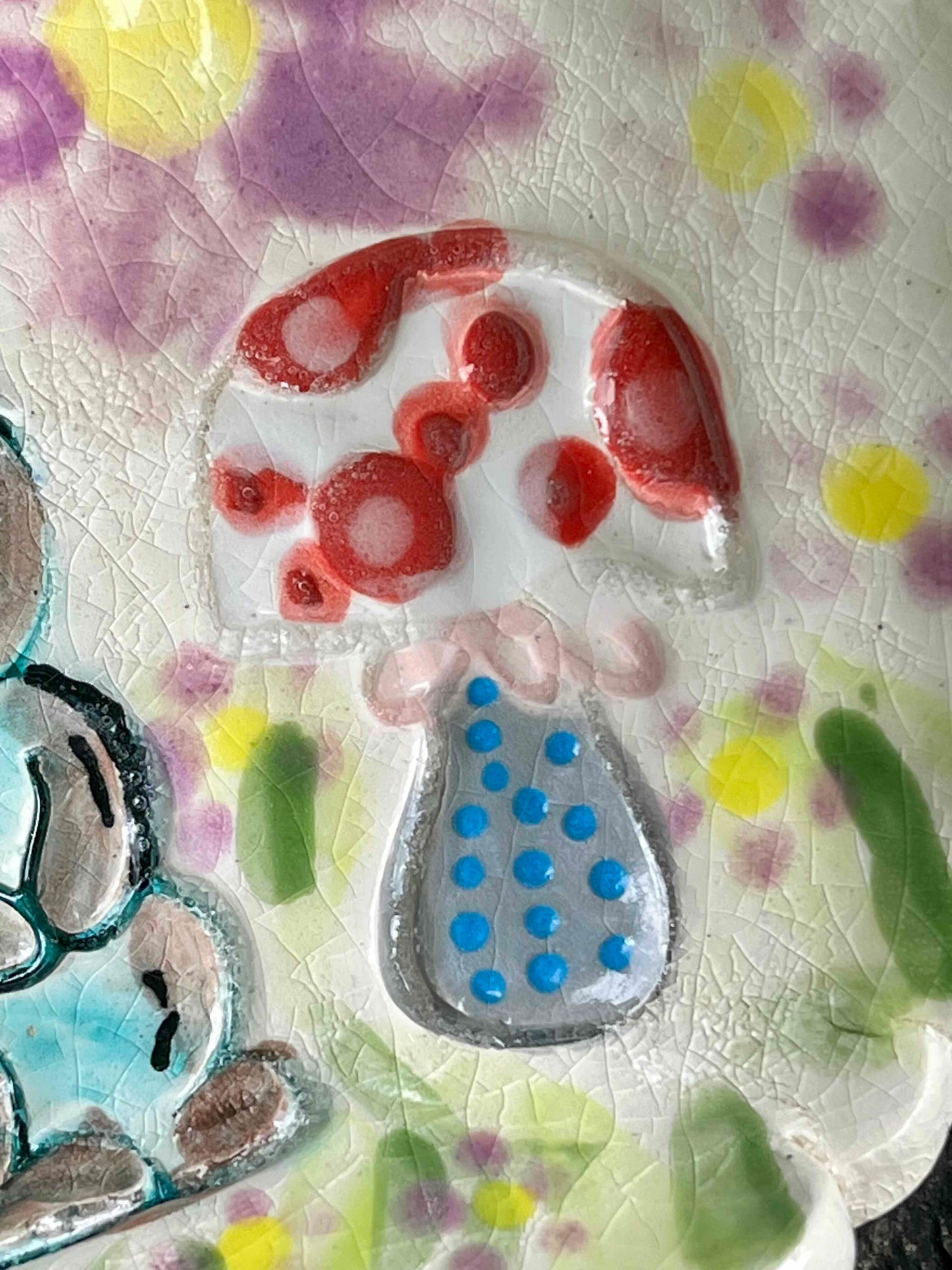 Blue Squirrel Trinket Dish