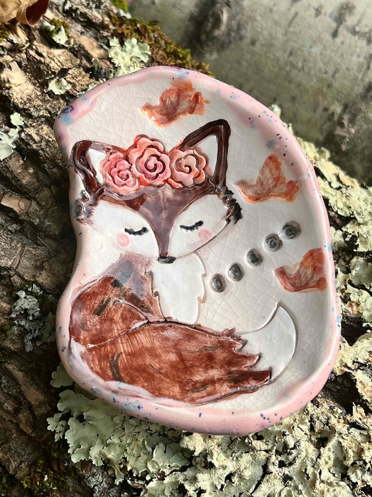 Half-Moon Foxy Ring Dish