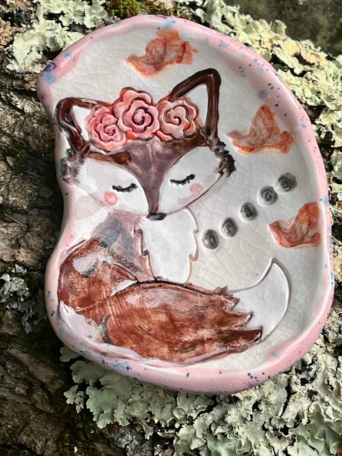 Half-Moon Foxy Ring Dish
