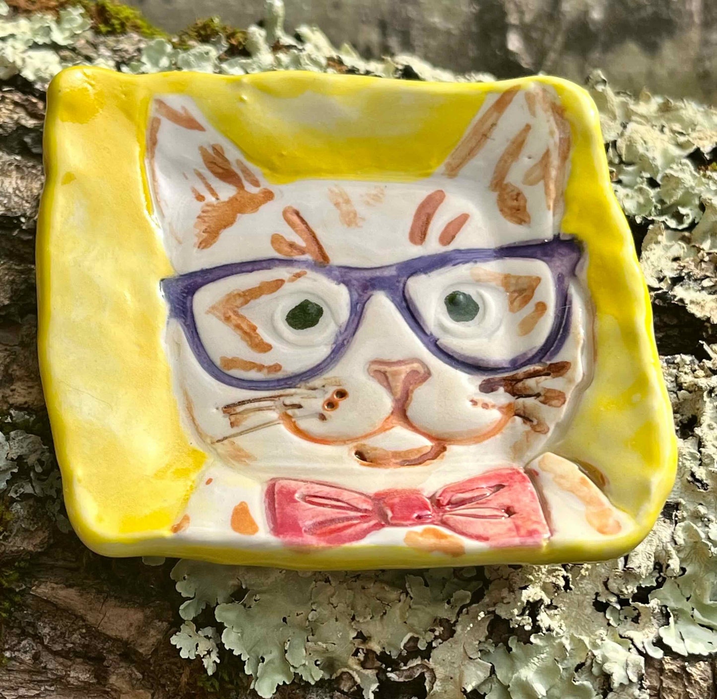Square Cat Plate