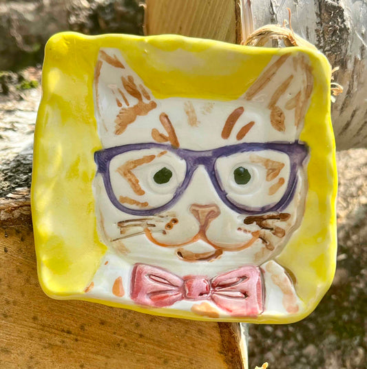 Square Cat Plate